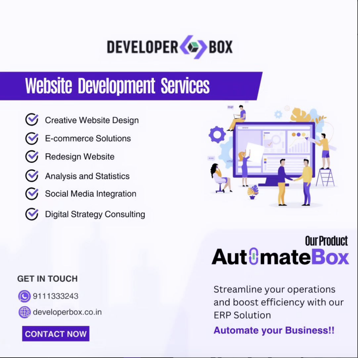 AI Website Company in Raipur - Developer Box